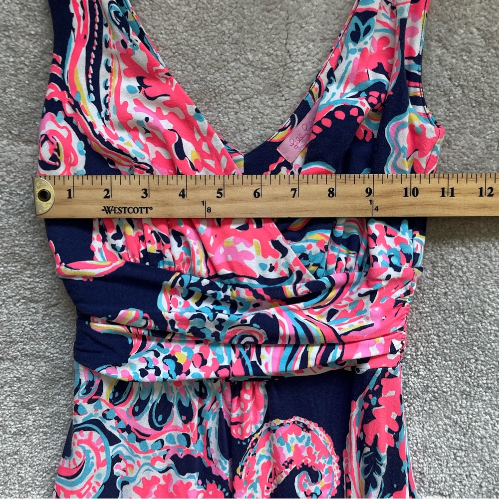 LILLY PULITZER SLOAN MAXI DRESS SIZE XXS PRETTY FEMININE BEACHY STYLISH - Picture 6 of 10
